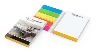 Haftnotiz-Set Bern Softcover Individuell Bestseller, matt-individuell