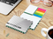 Haftnotiz-Set Budapest Bookcover White Bestseller, gloss-individuell, Farbschnitt grün
