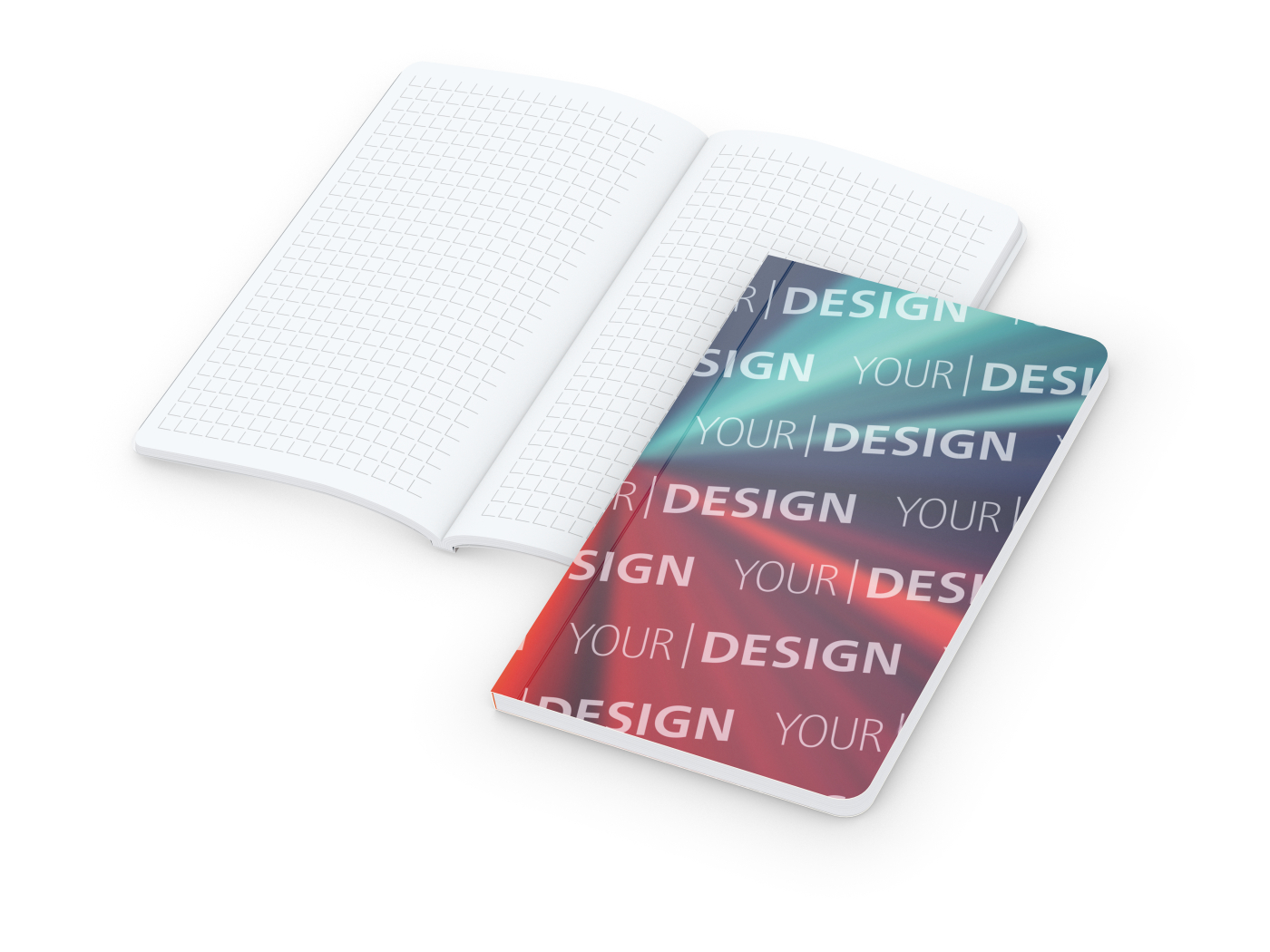 Notizbuch Copy-Book White Bestseller, Pocket, matt-individuell