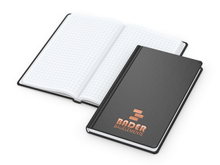 Notizbuch Easy-Book Basic Bestseller, Pocket, schwarz inkl. Kupferprägung