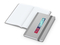 Notizbuch Easy-Book Comfort Bestseller, Pocket, silber inkl. Siebdruck-Digital