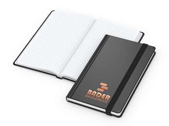 Notizbuch Easy-Book Comfort Bestseller, Pocket, schwarz inkl. Kupferprägung