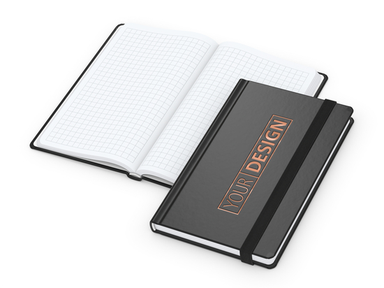 Notizbuch Easy-Book Comfort Bestseller, Pocket, schwarz inkl. Kupferprägung