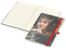 Notizbuch Match-Book Creme Bestseller, A4, Cover-Star, matt-individuell, rot