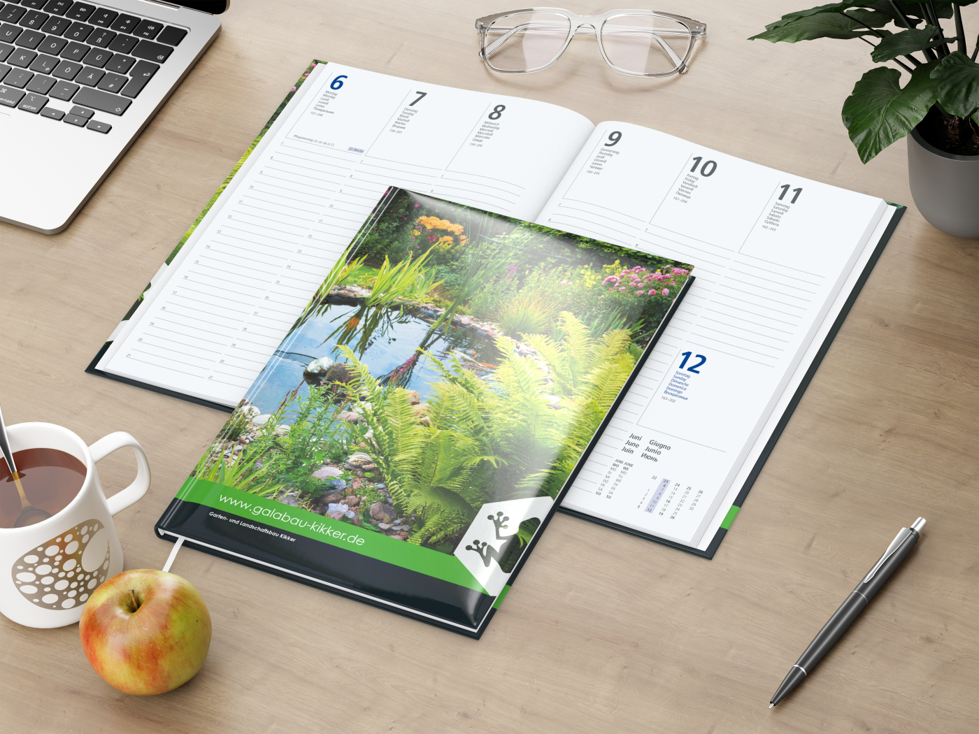 Wochenkalender Media Bestseller inkl. 4C-Druck, gloss-individuell