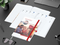 Wochenplaner Match-Hybrid White Bestseller, A4, Cover-Star gloss, rot