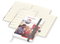 Wochenplaner Match-Hybrid Creme Bestseller, Cover-Star gloss, silbergrau