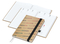 Wochenplaner Match-Hybrid White Bestseller, A5, Natura braun-individuell, schwarz