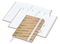 Wochenplaner Match-Hybrid White Bestseller, A5, Natura braun-individuell, weiß