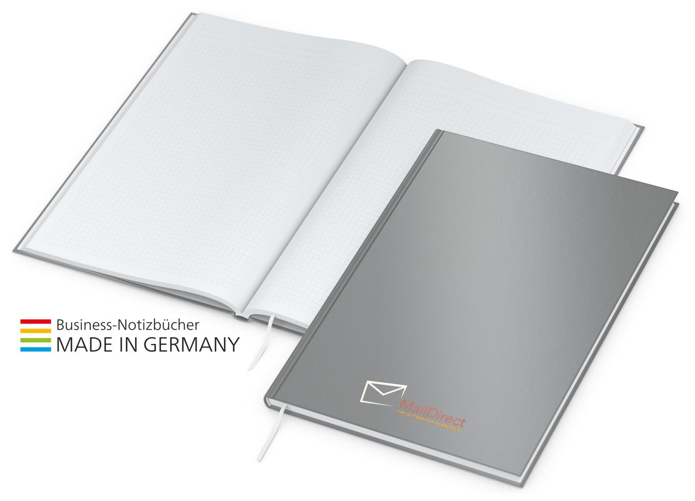 Notizbuch Note-Book Bestseller, A4, matt-silber
