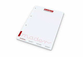 Schreibblock Bestseller, A4, 100 Blatt mit 4fach-Abheftlochung