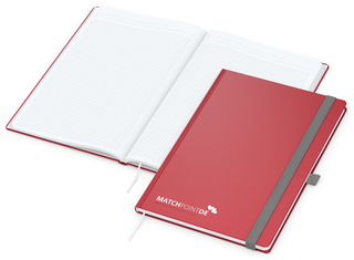 Notizbuch Vision-Book White Bestseller, A4, rot