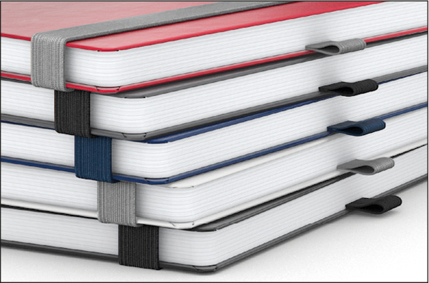 Notizbuch Vision-Book White Bestseller, A4, weiß inkl. Silberprägung