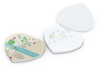Haftnotiz Cover Form, Herz