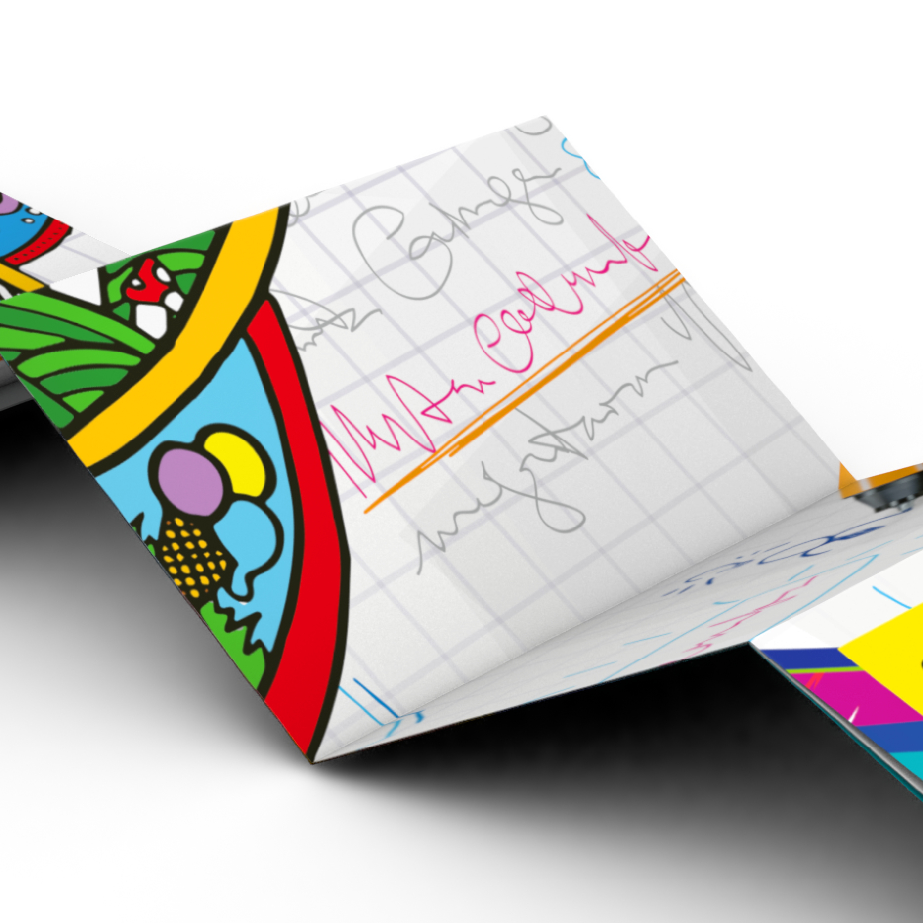 Faltplan Concept-Card Small, 50, gloss-individuell