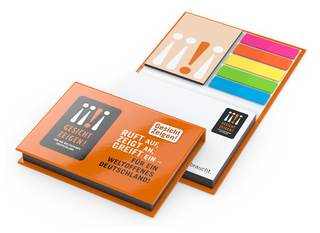 Haftnotiz-Set Prag Bookcover Individuell, matt-individuell