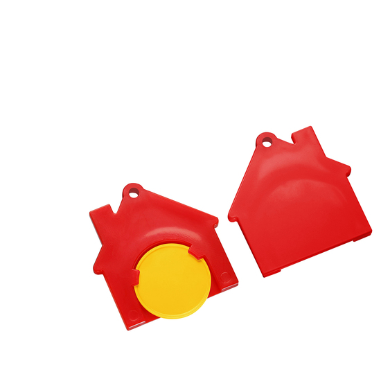 Chiphalter mit 1€-Chip "Haus"