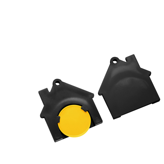 Chiphalter mit 1€-Chip "Haus"