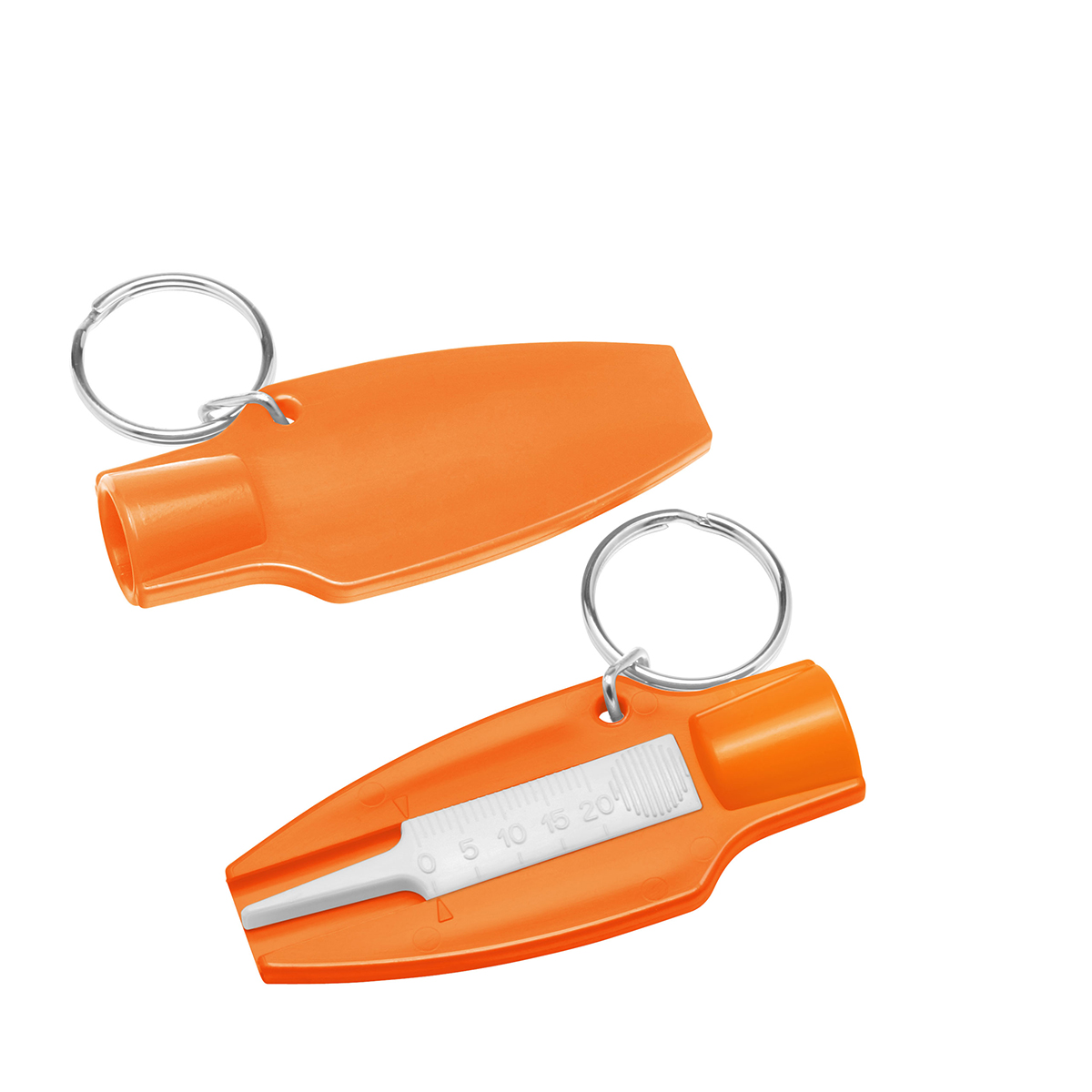 Reifenprofiltiefenmesser mit Ventilkappendreher