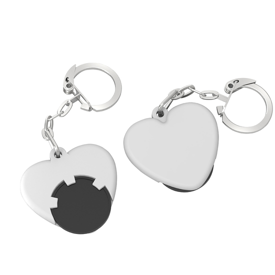 Chiphalter mit 1€-Chip "Herz"