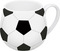 KÖNITZ Porzellan Tasse KC143 Fußball