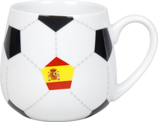 KÖNITZ Porzellan Tasse KC143 Fußball Spanien
