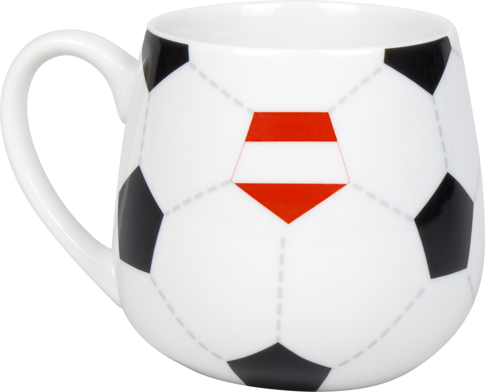 KÖNITZ Porzellan Tasse KC143 Fußball Österreich