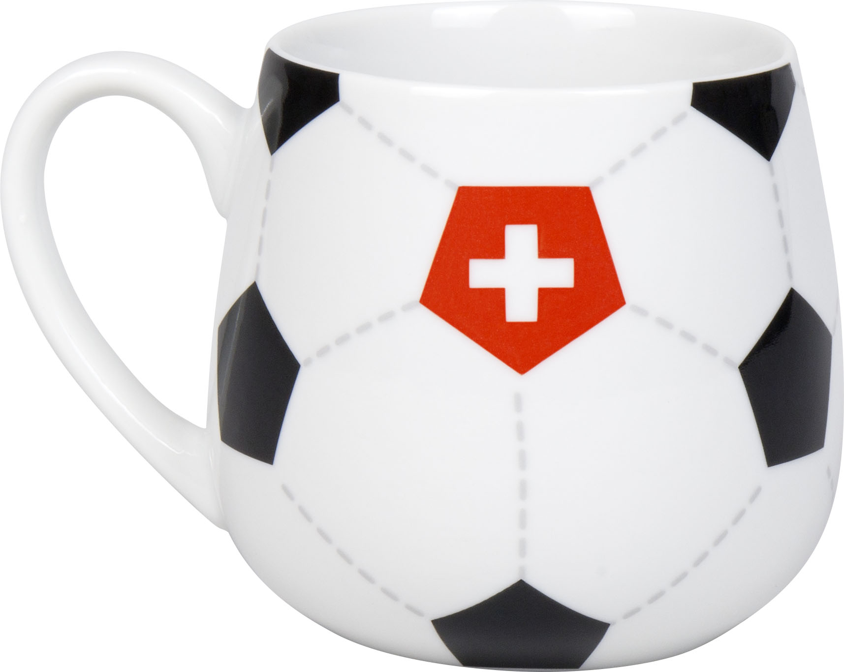 KÖNITZ Porzellan Tasse KC143 Fußball Schweiz