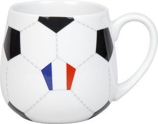 KÖNITZ Porzellan Tasse KC143 Fußball Frankreich