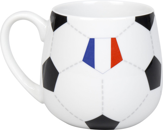 KÖNITZ Porzellan Tasse KC143 Fußball Frankreich