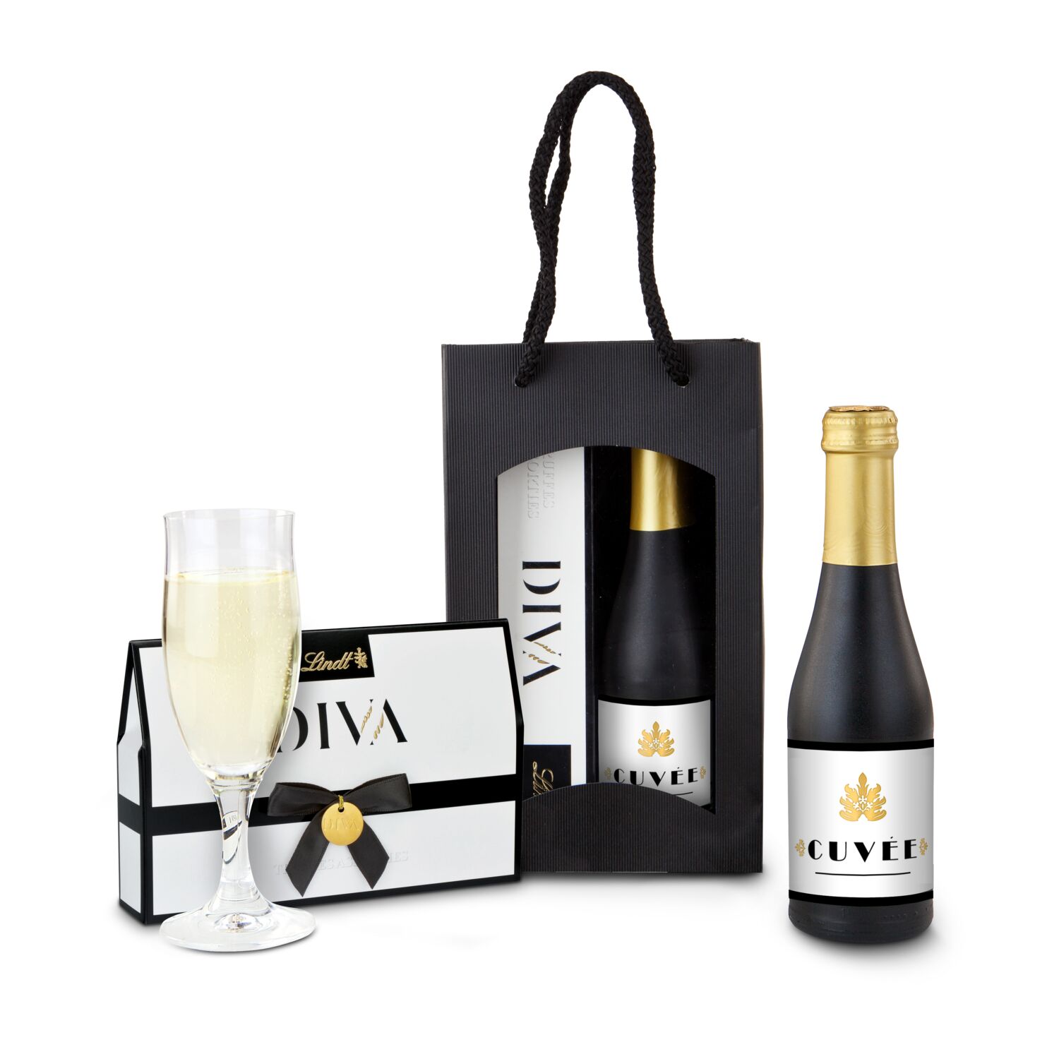 Geschenkset / Präsenteset: DIVA & Piccolo - in eleganter Tüte 2K1112