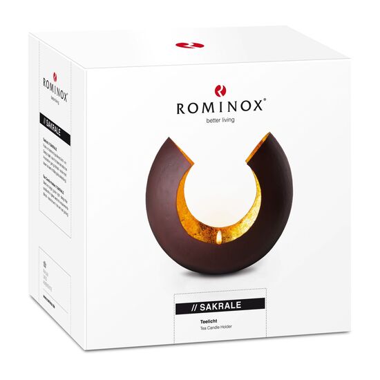 Gemütliche Atmosphäre: ein gold-schimmerndes Teelicht Sakrale von ROMINOX® und eine kuschelige große Fleecedecke (200 x 150 cm)