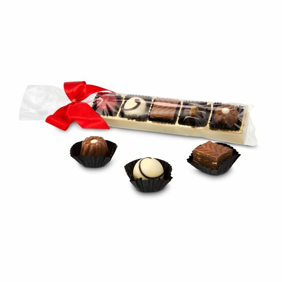 Eine Pralinenstange für jede Gelegenheit. Diesen 5 Confiserie-Pralinen in der Stange (60g) kann niemand so einfach widerstehen! Ohne Alkohol