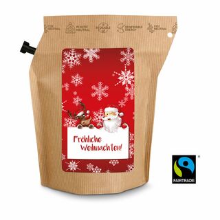 Verschenken Sie Ruhe und Genuss zur Weihnachtszeit: Fairtrade-Kaffee im Brühbeutel mit integriertem Filter. Ideal fürs Büro & unterwegs.