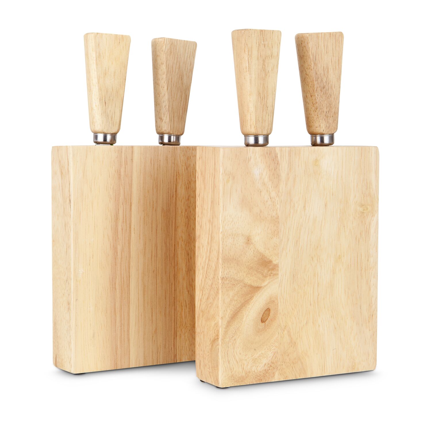 Ein innovatives Käsemesser-Set inklusive Block und je 145 g Bärlauch- und Feigensenf im Glas. Alles zusammen im schwarzen Karton.