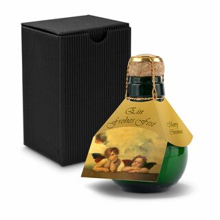 Origineller Sekt Raffael - Karton Schwarz, 125 ml 2K1358g2