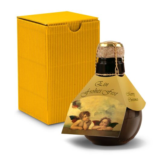 Geschenkartikel / Präsentartikel: Kleinste Sektflasche: Weihnachts-Raffael 2K1379