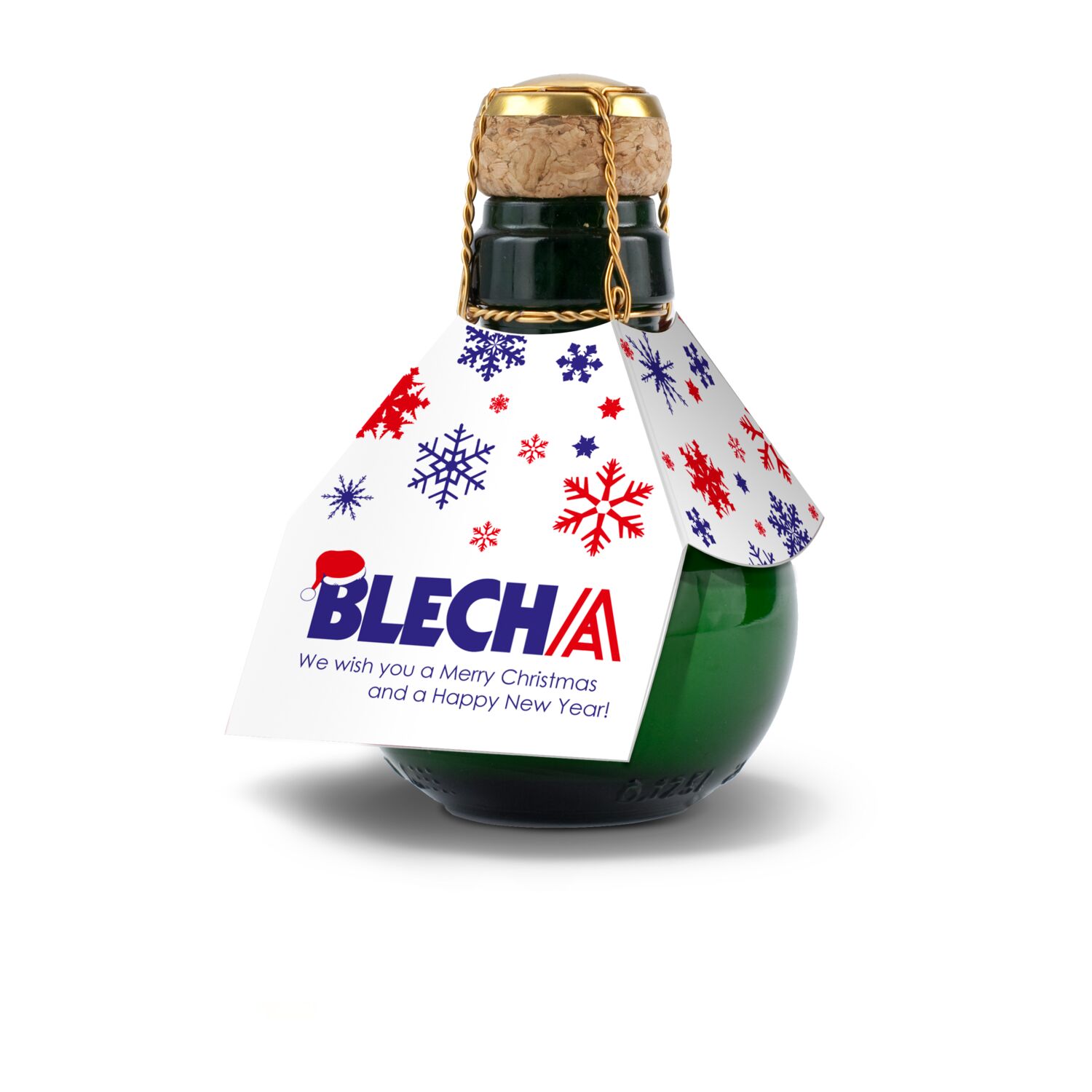 Kleinste Sektflasche der Welt Blumengesteck, 125 ml 2K1540d