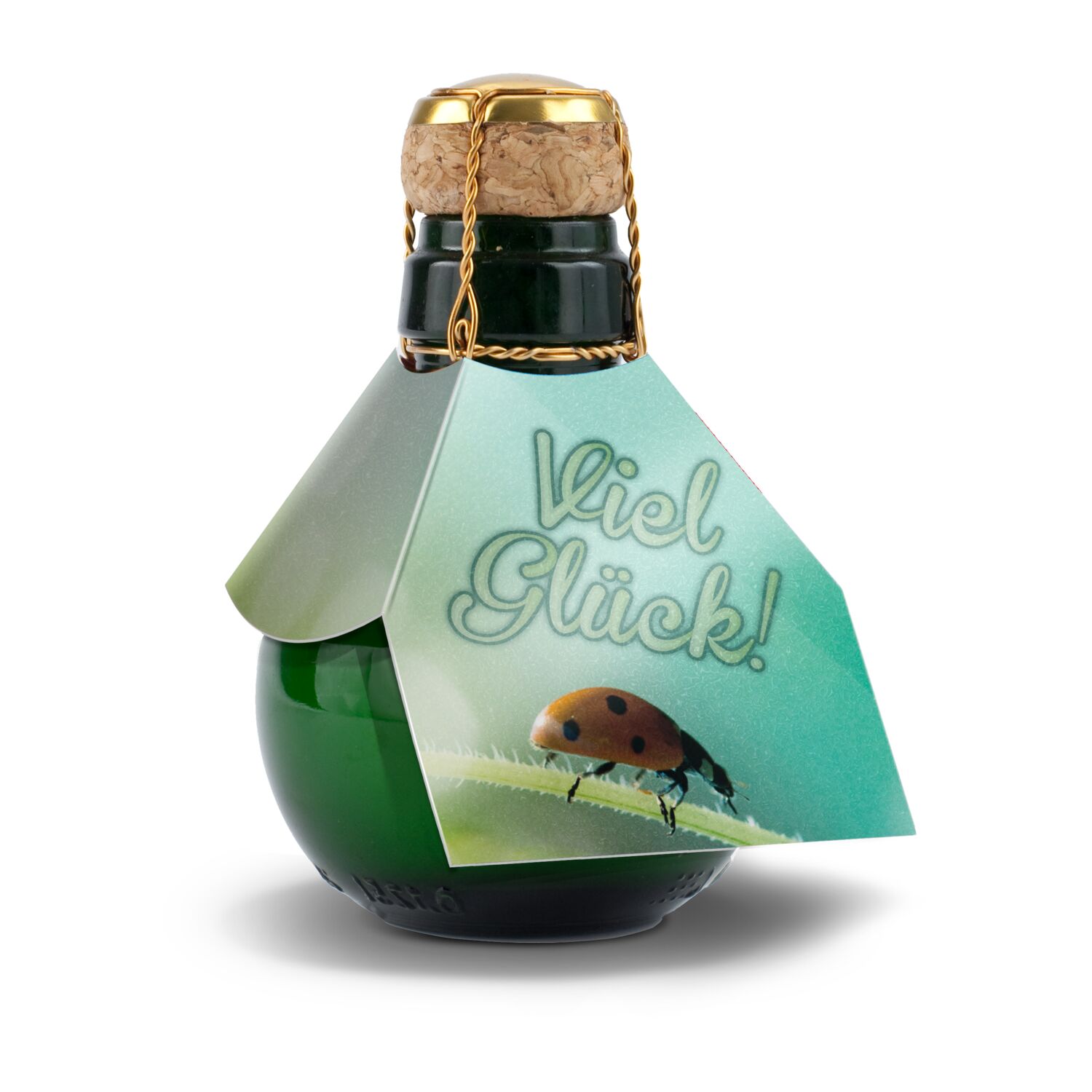Kleinste Sektflasche der Welt Viel Glück, 125 ml 2K1540n