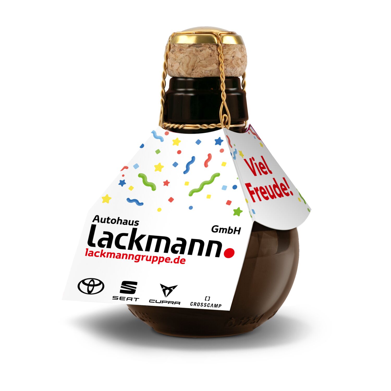 Kleinste Sektflasche der Welt Du bist Bombe, 125 ml 2K1540v
