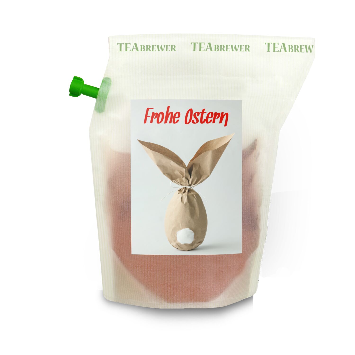 Verschenken Sie Fröhlichkeit & Genuss zu Ostern mit diesem wiederverwendbaren Brühbeutel. Heißes Wasser eingießen, ziehen lassen & genießen.
