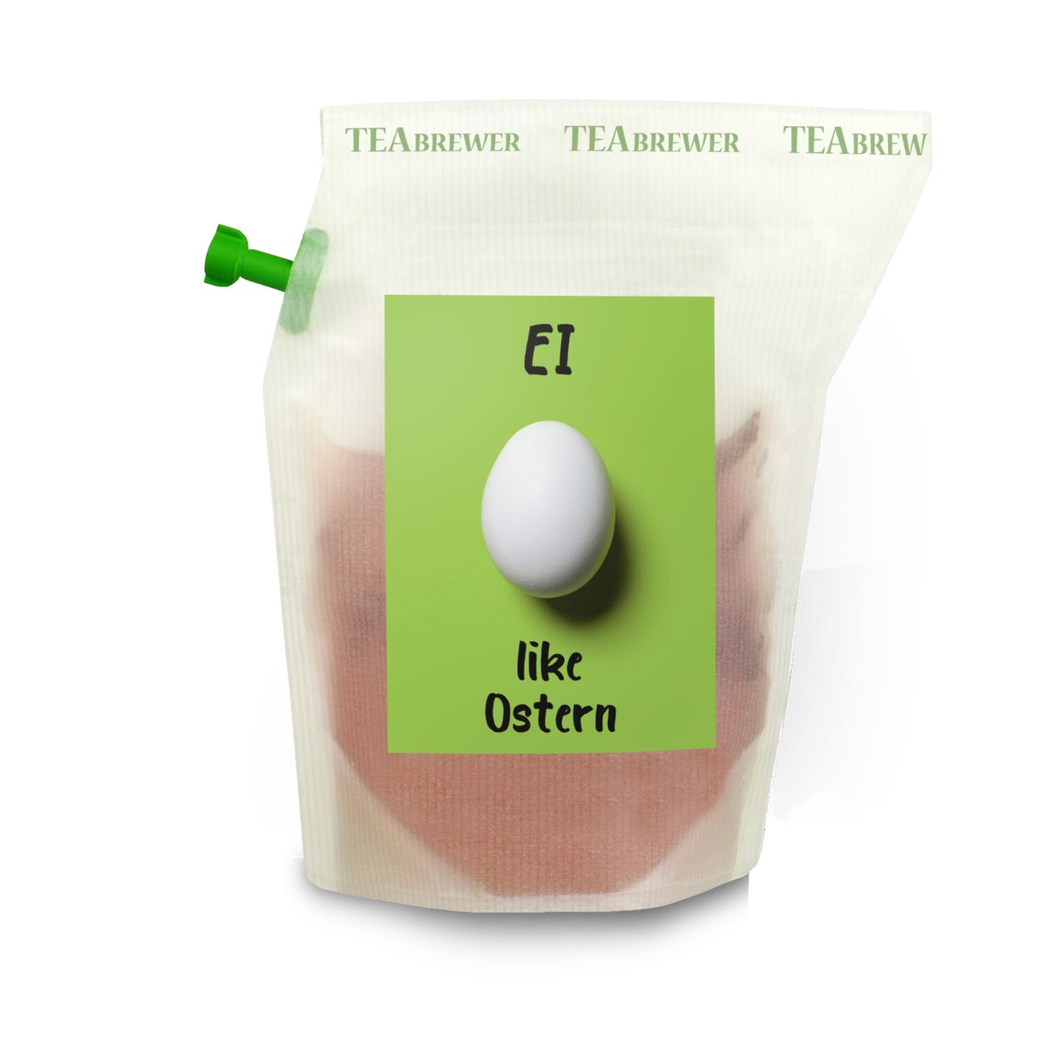 Verschenken Sie Fröhlichkeit & Genuss zu Ostern mit diesem wiederverwendbaren Brühbeutel. Heißes Wasser eingießen, ziehen lassen & genießen.