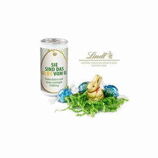 Geschenkartikel / Präsentartikel: Lindt-Oster-Überraschung - Etikett Sie sind das Gelbe vom Ei 2K1625e