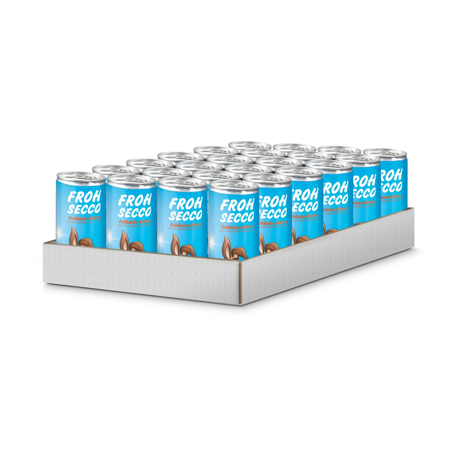 Präsentartikel: Frohsecco Ostern - 24 x Secco 0,2 l, Slimlinedose 2K1629