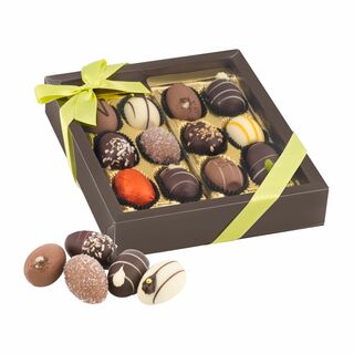 Geschenkartikel / Präsentartikel: Oster-Präsent Pralineneier, 12 Stück 2K1631