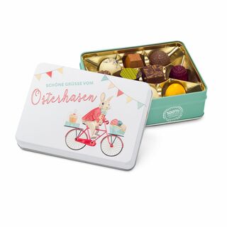Geschenkartikel / Präsentartikel: Hasenvater - Pralinen 125 g 2K1634c