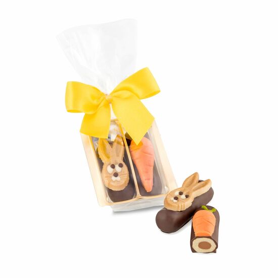 Geschenkartikel / Präsentartikel: Kleines Oster-Duo, auch in individueller Kissenverpackung 2K1662