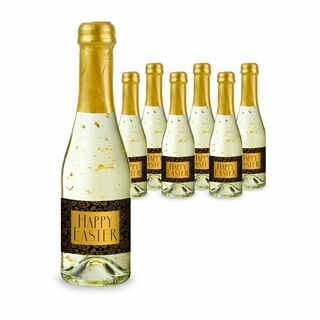 Präsentartikel: Hasengold - 6 x Goldflockentraum 0,2 l, Flasche klar 2K1676