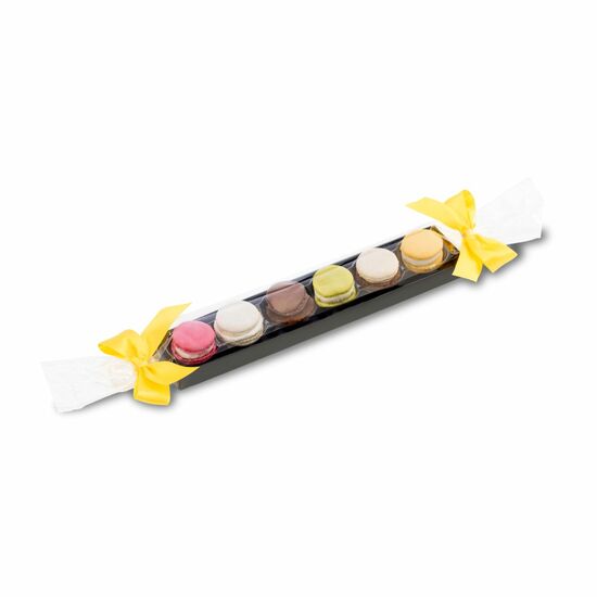 Geschenkartikel / Präsentartikel: Macaron-Stange mit Schleifen, 60 g 2K1695