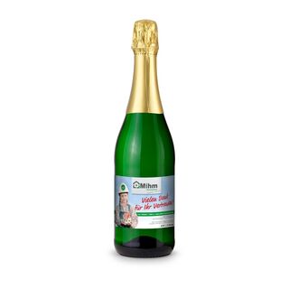 0,75 l trockenes Sekt Cuvée in grüner Flasche, Alkohol 11% Vol.